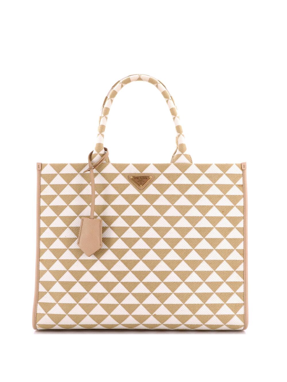 Prada Symbole Shopper Tote Jacquard #370857P23B